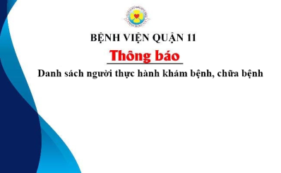 Thông báo Danh sách người thực hành khám bệnh, chữa bệnh tháng 8 năm 2024